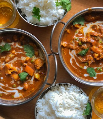 cooked food on stainless steel bowl